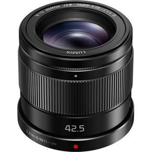 Panasonic H-HS043E LUMIX G Objektiv 42.5 mm/F1.7 ASPH.; optischer Bildstabilisator; schwarz