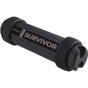 Corsair Flash Survivor Stealth v2 128GB USB-geheugenstick (USB 3.0, robuust, waterafstotend) zwart