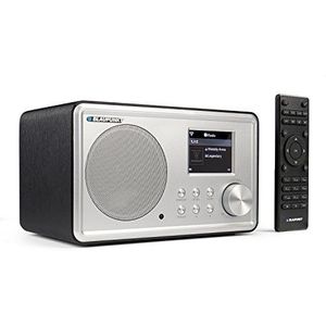 Blaupunkt IR 20 Wifi internetradio, keukenradio met lcd-kleurendisplay 2,4, wecken met radio of alarm, digitale radio met programmeerbare stand-by en weersvoorspelling, FM/FM PLL-functie