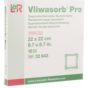 Vliwasorb Pro 22x22cm 10 stuks
