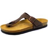 Rohde - Alba - Slipper - Mocca - Synthetisch - Verstelbare Gespsluiting