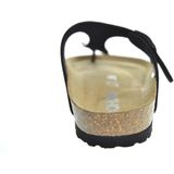 Rohde - 5628 - Teenslippers - Zwart - Kunststof