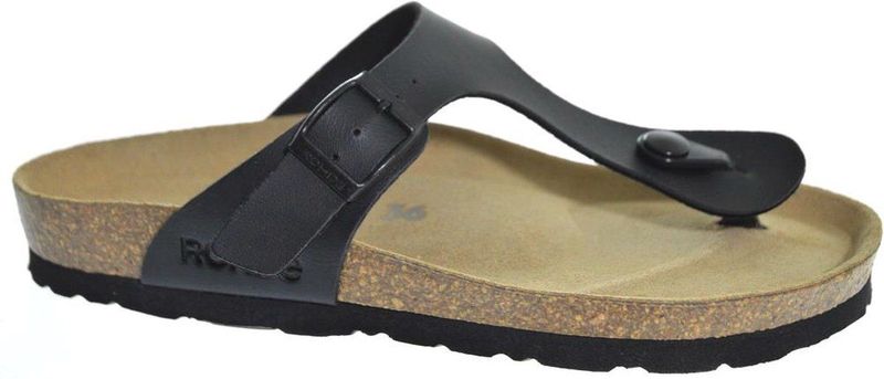 Rohde - 5628 - Teenslippers - Zwart - Kunststof