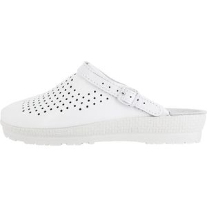 Rohde - Neustadt-D 1445 - Pantoffel - Wit - Leer - Rubber Zool