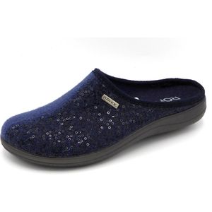 Rohde Dames Pantoffel Muil - 6550-55 Blauw - Maat 37