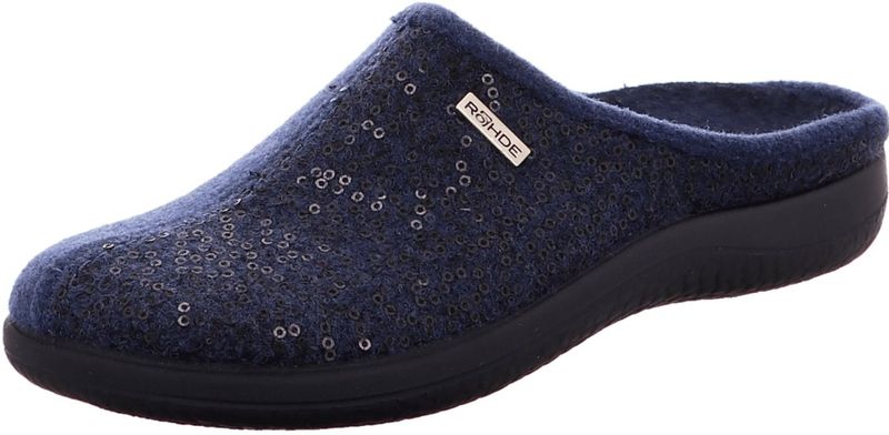 Rohde - Bari - Pantoffel - Jeans - Soft Vilt - Textiel - Rubber