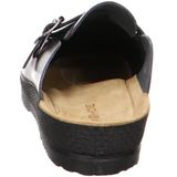 Rohde - Muiltjes - Zwart - Echt Leer - Flexibele Buitensole