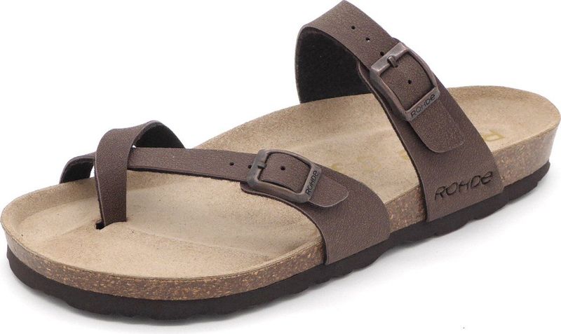 Rohde - Alba - Flip Flops - Bruin - Synthetisch