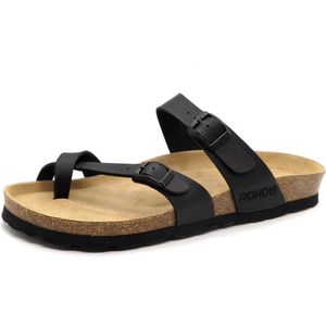Rohde Teenslippers zacht voetbed Zwart - 5594-90