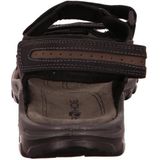 Rohde - Sandaal - Zwart - Leer en Nubuck - Verstelbaar met Klittenband