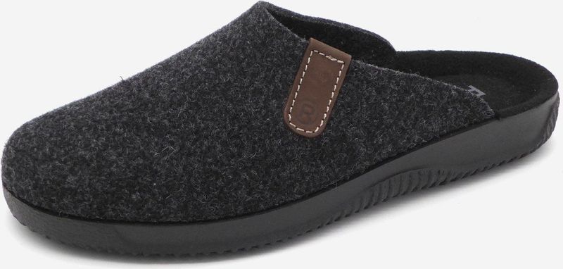 Rohde - Soltau-H - Pantoffel - Anthrazit - Vilt Textiel