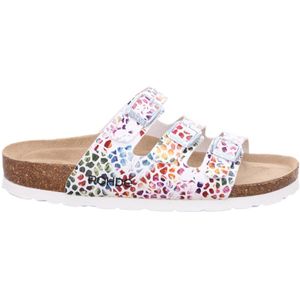 Rohde - Alba - Slippers - Wit/multicolour - Leer