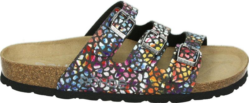 Rohde - Alba - Klompen - Zwart - Synthetisch - Verstelbare Schnallen