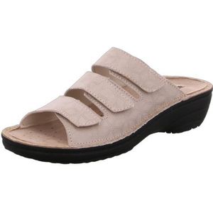Rohde 5772 - Slippers - Beige - Leer - Verstelbaar met Klittenband