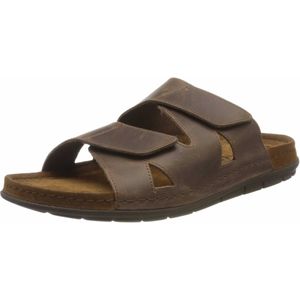 Rohde Slippers - Bruin - Dubbele Klittenbandsluiting