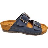 Rohde - 5856 Rodigo - Slipper - Blauw - Nubuk Leer - Rubber Zool