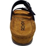 Rohde - 5856 Rodigo - Slipper - Blauw - Nubuk Leer - Rubber Zool