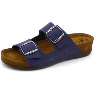 Rohde 5856-Dames Slippers - Blauw