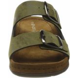 Rohde 5856 - Volwassenen Dames slippers - Kleur: Groen - Maat: 40