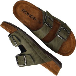 Rohde - Rodigo - Slipper - Olive - Nubuck Leer