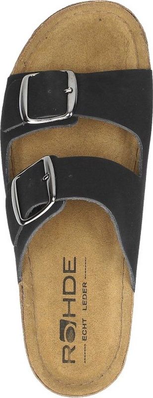 Rohde 5856 - Dames slippers - Kleur: Zwart