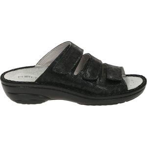 Rohde 5772 Cremona - Dames Slippers - Zwart - Verandering Zool