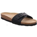 Rohde Alba klassieke sandalen voor dames, zomerschoenen, pantoffels, kurk-voetbed, zwart (90), 40 EU