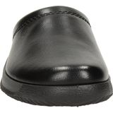 Rohde - Heren Pantoffel - Zwart - Leren Bovenwerk - Rubber Zool
