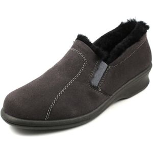 Rohde Farun - Dames Slipper - Zwart - 100% Wollen Voering