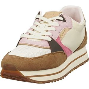 GANT Footwear BEVINDA Sneakers voor dames, walnoot/roze, 38 EU