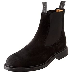 GANT FOOTWEAR Heren MILLBRO Chelsea-laarzen, zwart, 44 EU