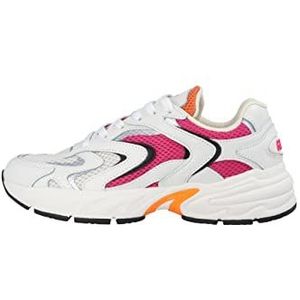 GANT Footwear Mardii sneakers voor dames, wit/roze/oranje, 38 EU, wit, roze, oranje, 38 EU