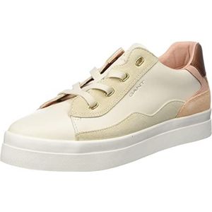 GANT Avona Sneakers voor dames, crème abrikoos, 6.5 UK, Crème Abrikoos, 40 EU