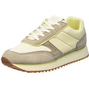 GANT Footwear Bevinda Sneakers voor dames, taupe/geel, 38 EU, Taupe Geel, 38 EU