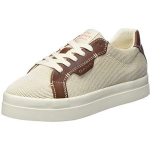 GANT Footwear AVONA Sneakers voor dames, beige/bruin, 38 EU, Beige Brown, 38 EU