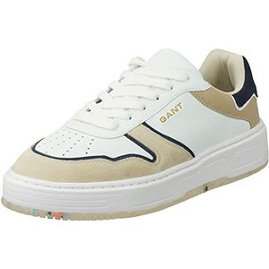 GANT Footwear Kanmen Sneakers voor heren, wit/beige, 44 EU, Wit beige., 44 EU