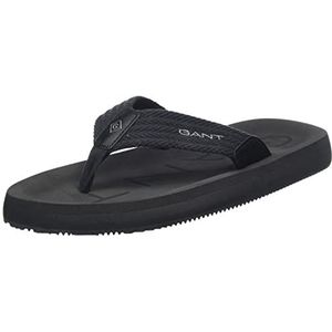 GANT FOOTWEAR POOLBRO Flipflop, voor heren, zwart, 42 EU, zwart, 42 EU