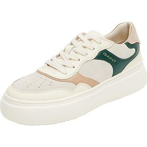 GANT Dames JENNISE Sneaker, Off wht./Tart. Green, 41 EU, Off Wht Tart Green, 41 EU