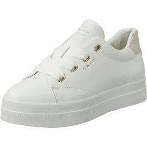 Gant damessneaker Avona rundleer 29531569 wit