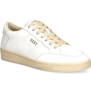 Gant - Prepus - Sneaker - Wit - Leer - Textiel Binnenmateriaal