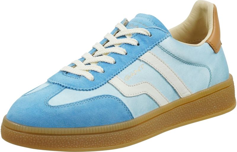 Gant - Dames Sneaker - Blauw - Stof en Suède