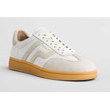 Gant 870633861 Schoenen Wit - Leren Bovenwerk - Suède Details - Rubberen Zolen