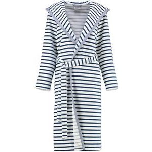 Cawö - 6596 - Badjas - Donkerblauw - Capuchon - Dames