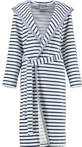 Cawö - 6596 - Badjas - Donkerblauw - Capuchon - Dames