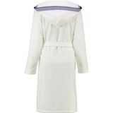 Cawö - 6598 - Badjas - Wit - 100% Katoen - Met Capuchon