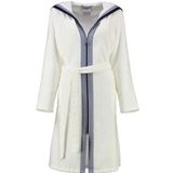 Cawö - 6598 - Badjas - Wit - 100% Katoen - Met Capuchon