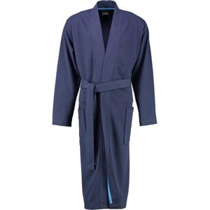 Cawö - 816 Uni - Kimono - Blauw - Voor Heren