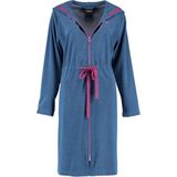 Cawö - 821 - Badjas - Blauw Pink - Katoen