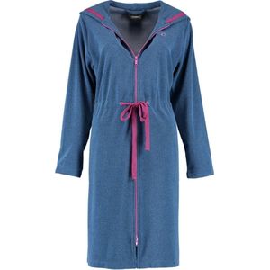 Cawö - 821 - Badjas - Blauw Pink - Katoen