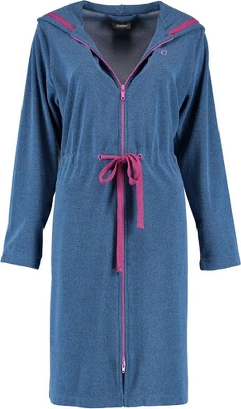 Cawö - 821 - Badjas - Blauw Pink - Katoen